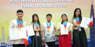 Ilocos Norte Students Bring Home 3 Golds, 2 Silvers From Math Olympiad