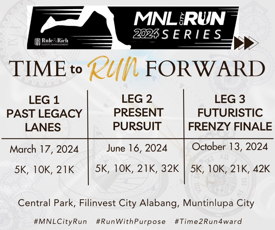 MNL City Run Announces Race Schedule (and firstever trilogy) for 2024