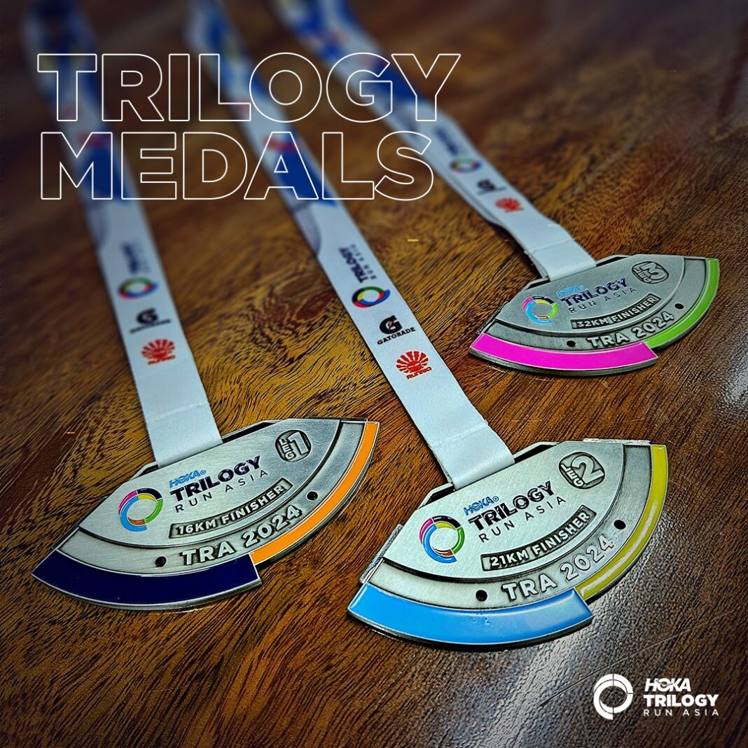 HOKA Trilogy Run Asia Medal Designs Unveiled | Pinyacolada.net