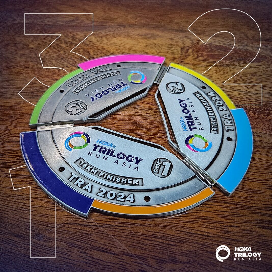 HOKA Trilogy Run Asia Medal Designs Unveiled | Pinyacolada.net