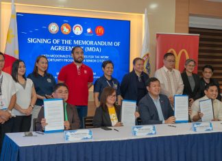 McDonald’s Philippines, Davao City Partner to Employ Senior Citizens